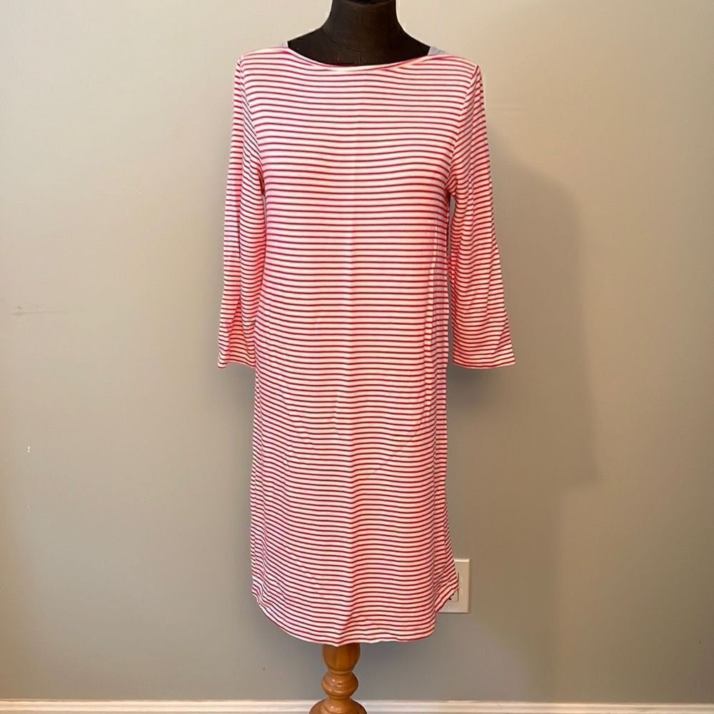 Fleur Bleue Women's Striped Knit Shift Dress